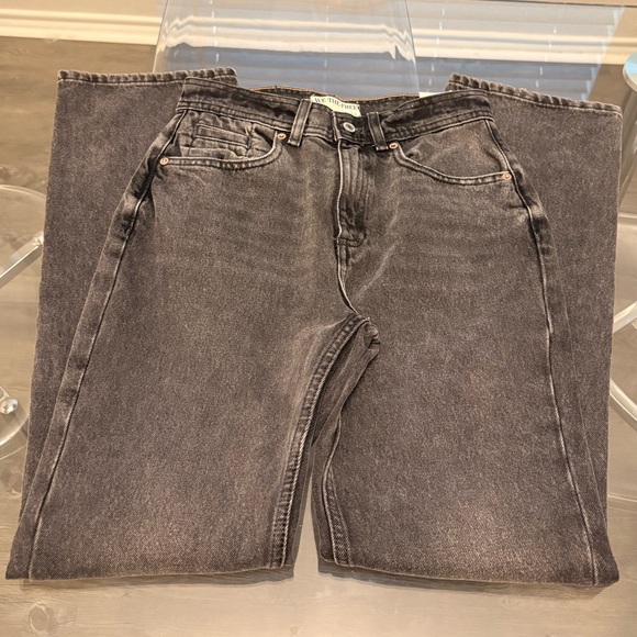 We The Free Black Straight Leg Jeans - Picture 2 of 6